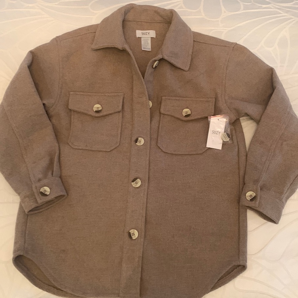 🆕 Beige Shirt Jacket